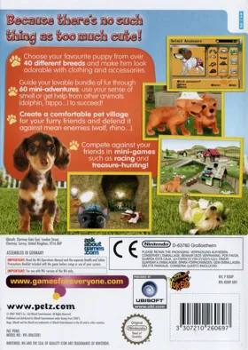 Petz- Dogz 2 box cover back